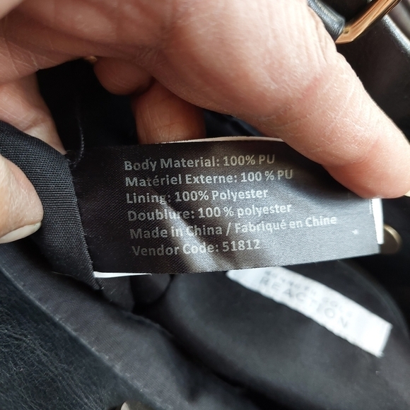 Kenneth Cole Reaction Black Synthetic Satchel Bag - Picture 12 of 16